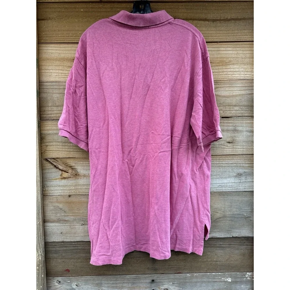 Vintage 90s Pink Polo Ralph Lauren Mens Size XL Tall Blue Pony Logo Vintage‎